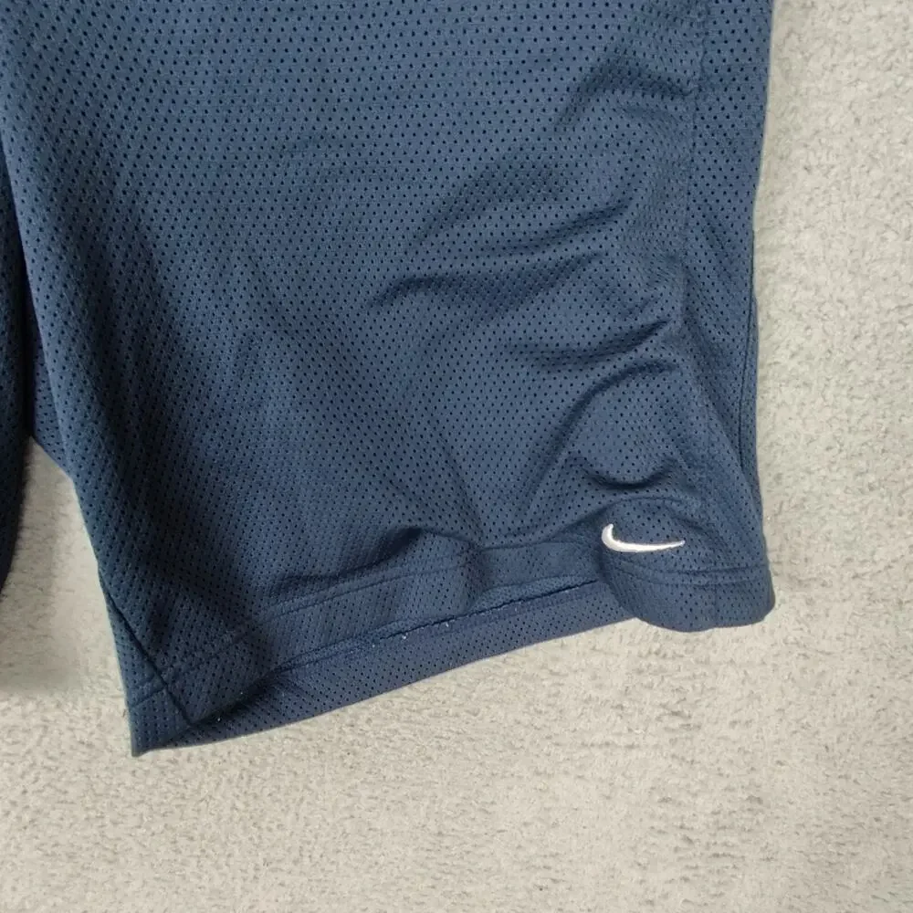 Nike Shorts Mens Medium Blue Swoosh Basketball Athletic Workout Swimming Trunks